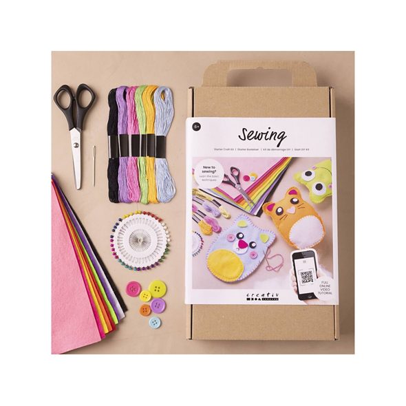 CREATIV COMPANY KREATIVNÍ SADA PRVNÍ ŠITÍ - VÝTVARNÉ POMŮCKY A HRAČKY - PRO DĚTI