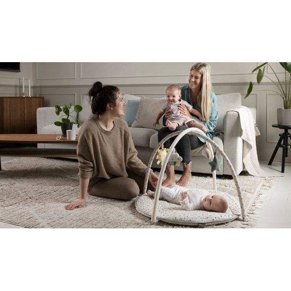 VINTER & BLOOM MEADOW HRACÍ DEKA S HRAZDIČKOU SOFT SAND - HRACÍ PODLOŽKY NA ZEM - SPINKÁNÍ