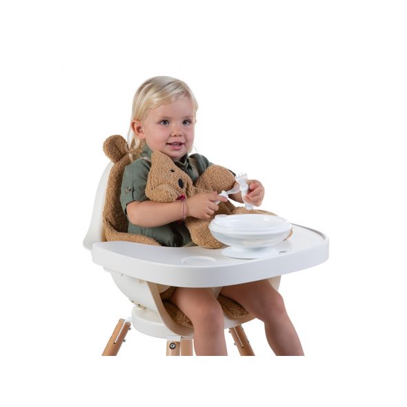 CHILDHOME SEDACÍ PODLOŽKA DO ŽIDLIČKY EVOLU TEDDY BEIGE - DOPLŇKY K ŽIDLIČKÁM - KRMENÍ