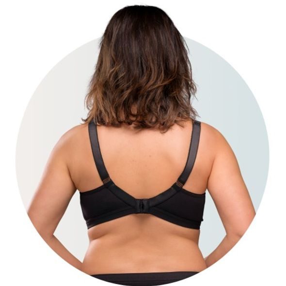 CARRIWELL MATEŘSKÁ A KOJÍCÍ PODPRSENKA SOFT AS SILK - ČERNÁ - PODPRSENKY KE KOJENÍ - PRO MAMINKY