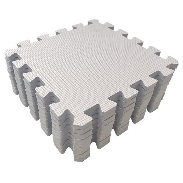 RIALTO BABY HRACÍ PODLOŽKA PUZZLE SILVER 90X90 CM - HRACÍ PODLOŽKY NA ZEM - SPINKÁNÍ