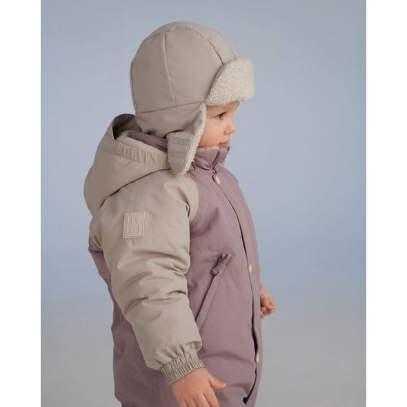 LEOKID ZIMNÍ KOMBINÉZA COLOR BLOCK PINK SLATE VEL. 2 - 3 ROKY (VEL. 92) - ZIMNÍ KOMBINÉZY - PRO DĚTI