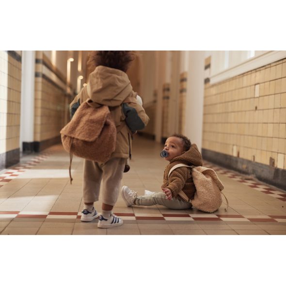 JOLLEIN DĚTSKÝ BATOH BOUCLE NATURAL - BATOHY A TAŠKY - PRO DĚTI