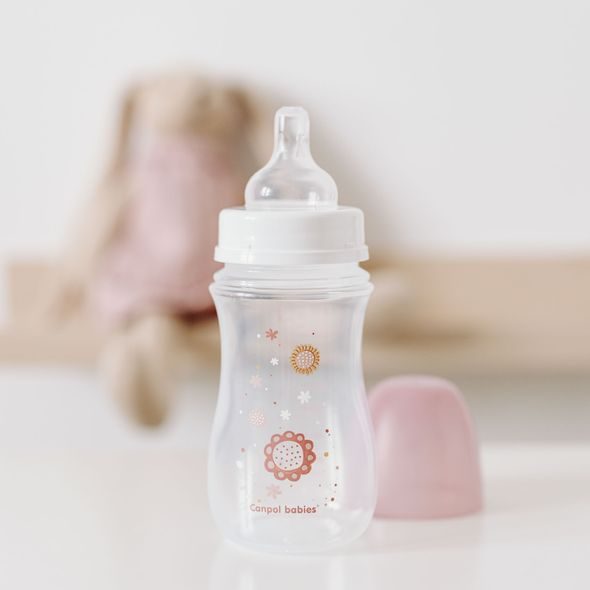 CANPOL BABIES LÁHEV SE ŠIROKÝM HRDLEM NEWBORN BABY 240ML - KOJENECKÉ LAHVE - KRMENÍ