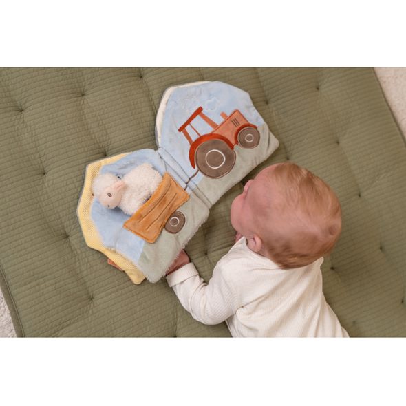 LITTLE DUTCH TEXTILNÍ KNÍŽKA S AKTIVITAMI FARMA - KNÍŽKY PRO NEJMENŠÍ - PRO DĚTI