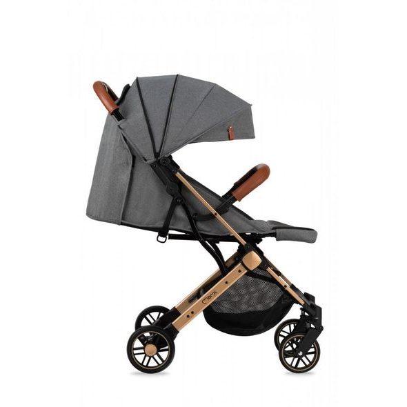 MOMI ESTELLE ŠEDÝ SE ZLATÝM RÁMEM - SPORTOVNÍ KOČÁRKY - KOČÁRKY A PŘÍSLUŠENSTVÍ