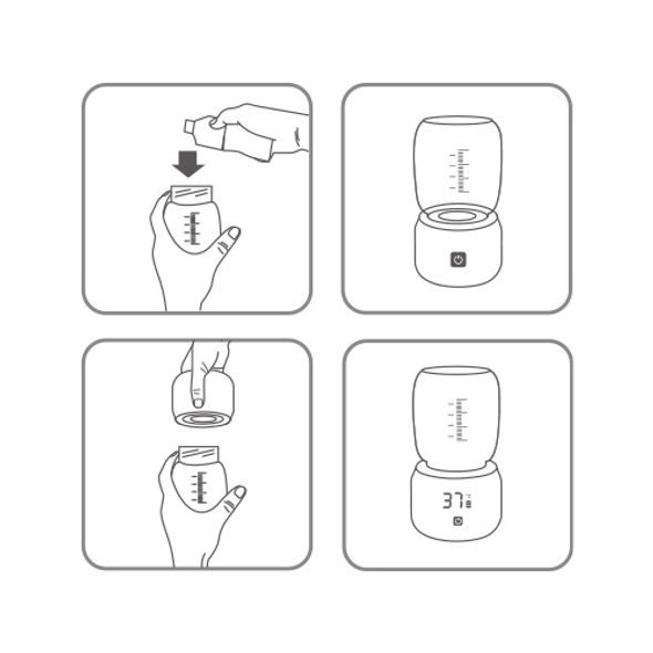 BABYONO OHŘÍVAČ KOJENECKÝCH LAHVÍ CESTOVNÍ - OHŘÍVAČKY MLÉKA A STRAVY - KRMENÍ