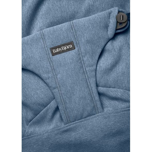 BABYBJORN BABYBJORN LEHÁTKO BLISS WOVEN LIGHT BLUE MÉLANGE - LEHÁTKA A HOUPADLA - SPINKÁNÍ