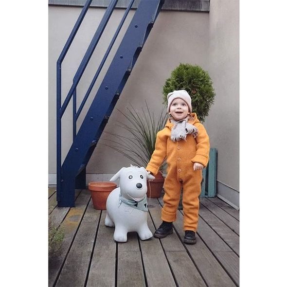 KINDSGUT SKÁKACÍ ŽVÍŘÁTKO PEJSEK - NAFUKOVACÍ SKÁKADLA - PRO DĚTI