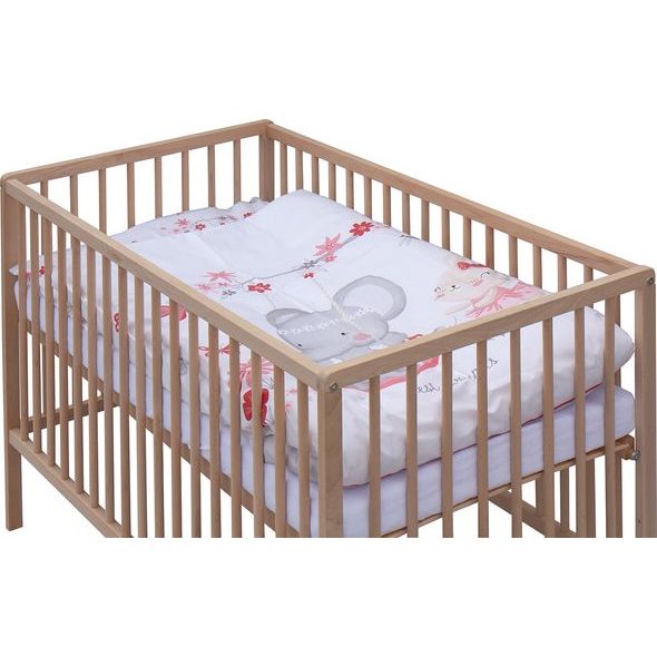 SCARLETT DĚTSKÁ POSTÝLKA S KOMPLETNÍ VÝBAVOU SCARLETT 120 X 60 CM - SOLY - DŘEVĚNÉ POSTÝLKY - SPINKÁNÍ