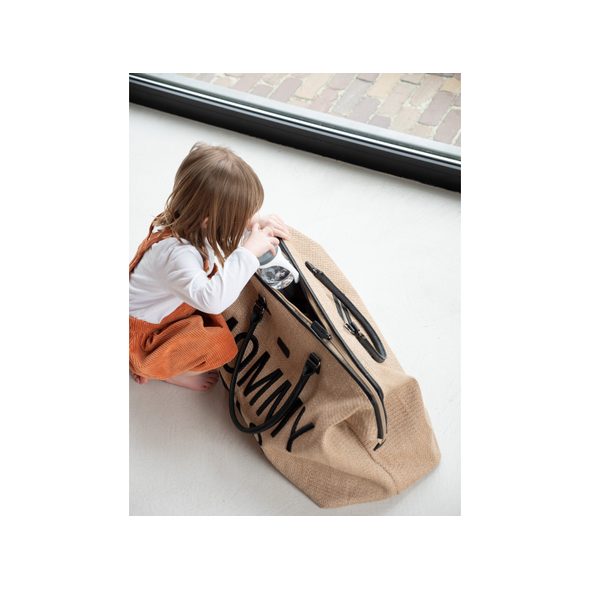 CHILDHOME PŘEBALOVACÍ TAŠKA MOMMY BAG RAFFIA LOOK - PŘEBALOVACÍ TAŠKY - KOČÁRKY A PŘÍSLUŠENSTVÍ