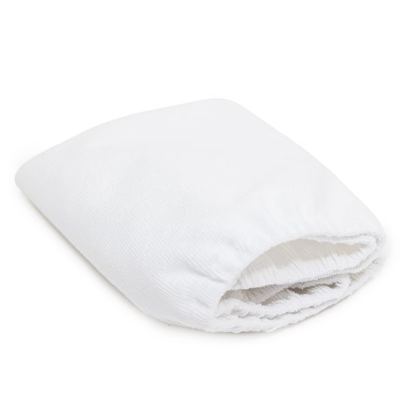 ESITO NEPROPUSTNÉ PROSTĚRADLO DO KOČÁRKU FROTÉ WHITE 41 X 87 CM - BÍLÁ / 41 X 87 CM - PROSTĚRADLA - SPINKÁNÍ