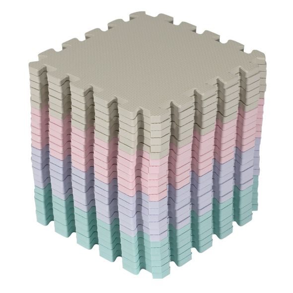 RIALTO BABY HRACÍ PODLOŽKA PUZZLE SET24 LIGHT 180X120CM - HRACÍ PODLOŽKY NA ZEM - SPINKÁNÍ