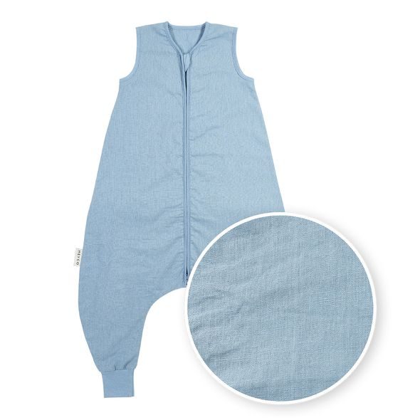 MEYCO LETNÍ LNĚNÝ JUMPER 92 - JEANS BLUE - SPACÍ PYTLE - SPINKÁNÍ