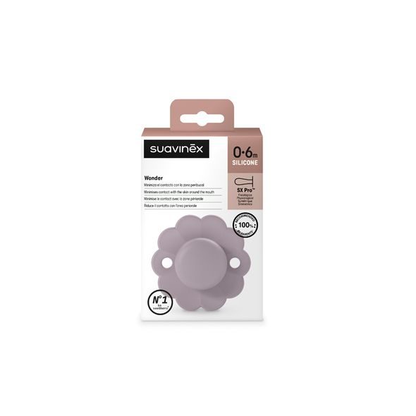 SUAVINEX DUDLÍK SX PRO FYZIOLOGICKÝ WONDER 0/6M - MIST LAVENDER - ŠIDÍTKA A DOPLŇKY - KRMENÍ