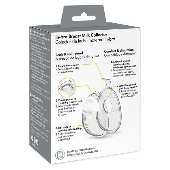MEDELA MISKY NA SBĚR MATEŘSKÉHO MLÉKA DO PODPRSENKY - USKLADNĚNÍ MATEŘSKÉHO MLÉKA - KRMENÍ