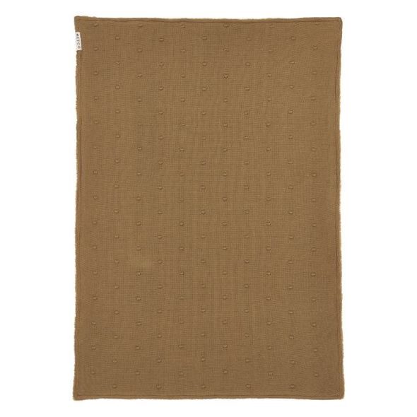 MEYCO DEKA MINI KNOTS FLEECE - TOFFEE - DĚTSKÉ DEKY PRO MIMINKA - SPINKÁNÍ