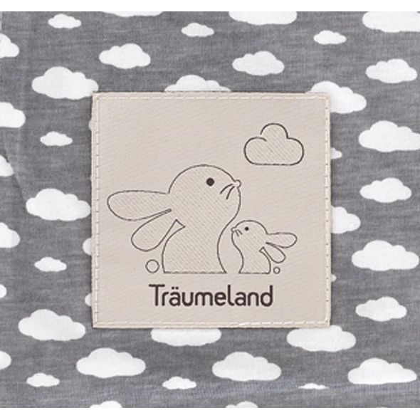 TRÄUMELAND KOJÍCÍ ŠÁTEK DESIGN WOLKE GRAU - OBLEČENÍ UMOŽŇUJÍCÍ KOJENÍ - PRO MAMINKY