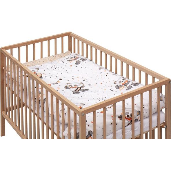 SCARLETT DĚTSKÁ POSTÝLKA S KOMPLETNÍ VÝBAVOU GYTARO 120 X 60 CM - DŘEVĚNÉ POSTÝLKY - SPINKÁNÍ