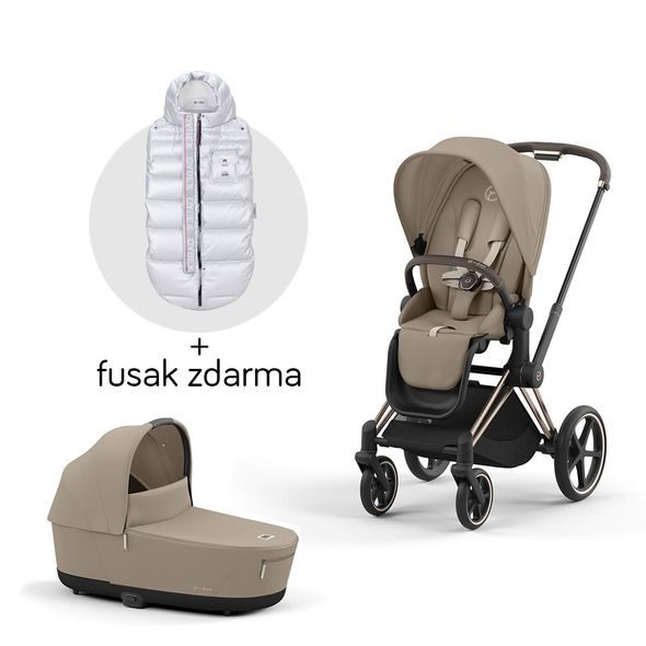 CYBEX PRIAM 4.0 SET PODVOZEK + SPORTOVNÍ SEZENÍ + KORBA + FUSAK ZDARMA 2025 - CYBEX PLATINUM - KOČÁRKY A PŘÍSLUŠENSTVÍ
