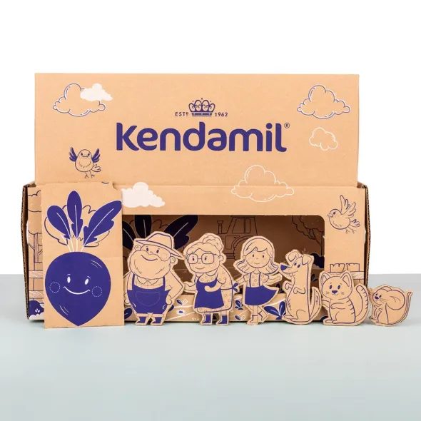 KENDAMIL PREMIUM 3 HMO+ (3× 800 G), POHÁDKOVÉ BALENÍ S DIVADLEM O VELIKÉ ŘEPĚ - EXPIRACE 3.10.2026 - KOJENECKÁ MLÉKA - KRMENÍ