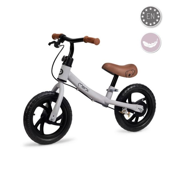 MOMI ODRÁŽEDLO BREKI S BRZDOU ŠEDÉ - VOZÍTKA A ODRÁŽEDLA - PRO DĚTI