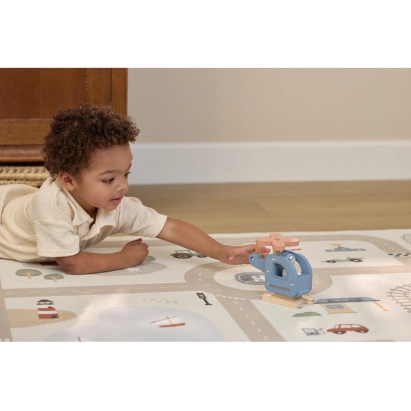 LITTLE DUTCH HELIKOPTÉRA DŘEVĚNÁ - LITTLE DUTCH - PRO DĚTI