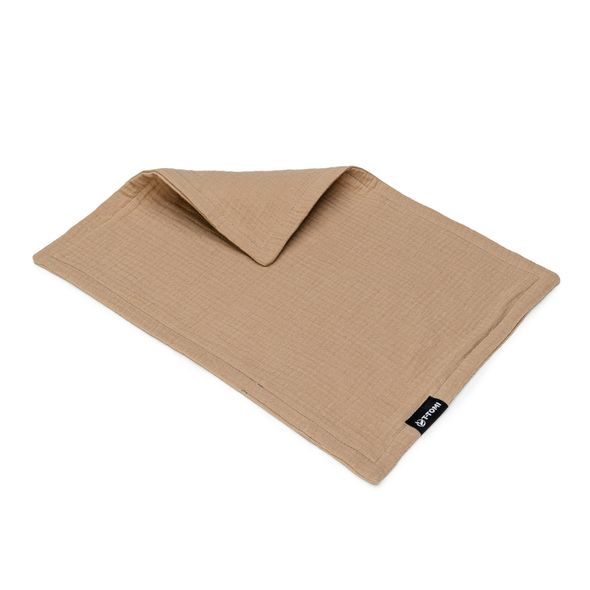 T-TOMI MUŠELÍNOVÁ PLENA POD HLAVIČKU BEIGE - LÁTKOVÉ PLENY ALL IN ONE - PŘEBALOVÁNÍ