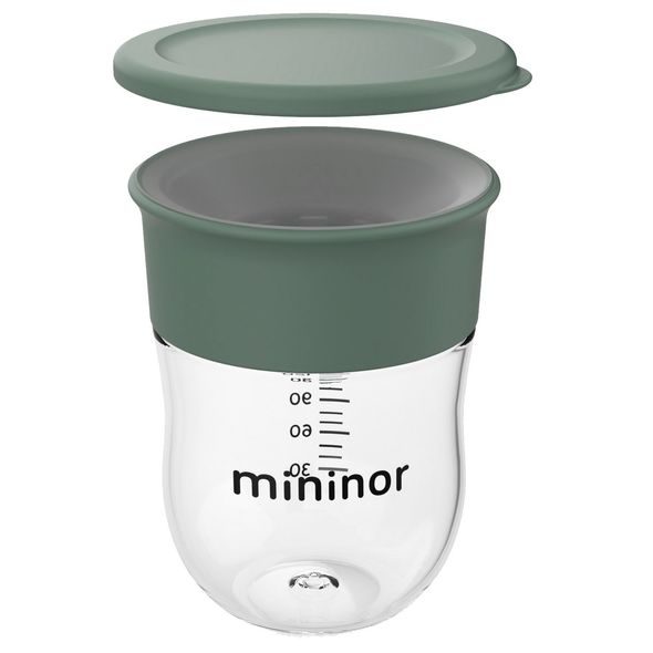 MININOR TRÉNINKOVÝ HRNEČEK 220 ML WILLOW GREEN - DĚTSKÉ HRNEČKY - KRMENÍ