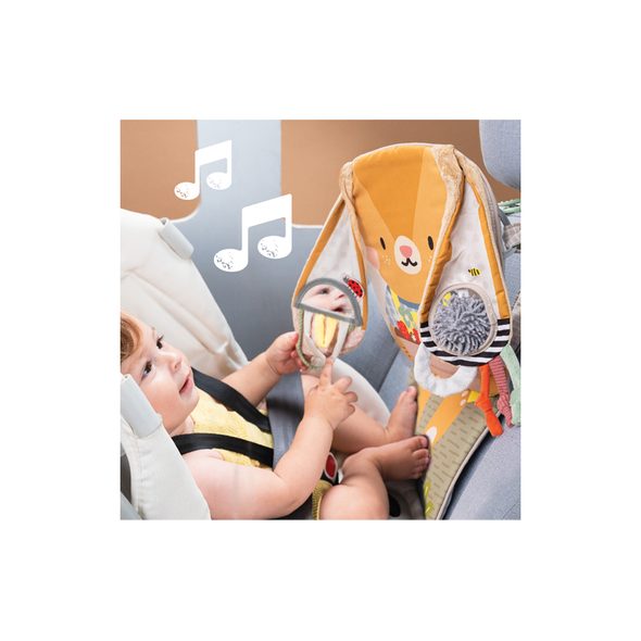 TAF TOYS HUDEBNÍ PULTÍK DO AUTA BUNNY - HRAČKY DO AUTA - PRO DĚTI