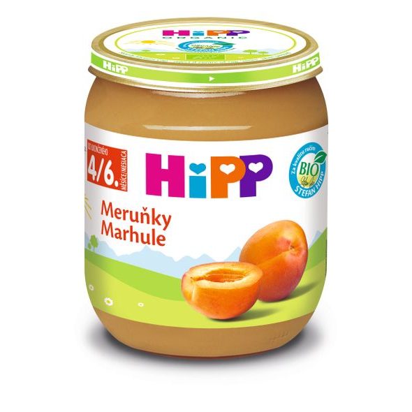 HIPP BIO MERUŇKY - OVOCE/DEZERTY - KRMENÍ