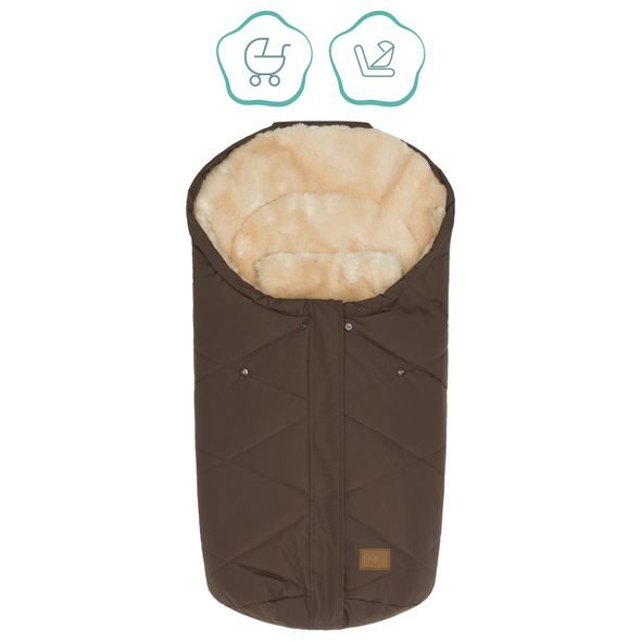 FILLIKID FUSAK ZIMNÍ VEGAN STYLE BROWN - FUSAKY DO KOČÁRKU - KOČÁRKY A PŘÍSLUŠENSTVÍ