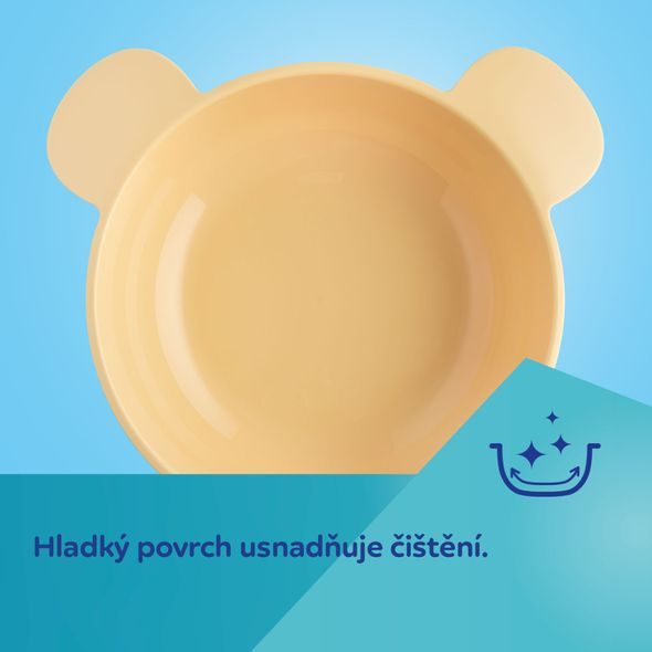 CANPOL BABIES MISKA S UŠIMA 400ML 2KS - MISKY, TALÍŘKY A PODLOŽKY - KRMENÍ