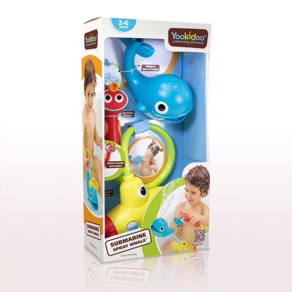 YOOKIDOO PONORKA S VELRYBOU - HRAČKY DO VANY - PRO DĚTI