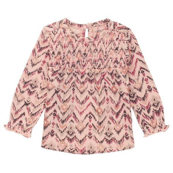 NOPPIES LONGSLEEVE SAVAGE ROSE SMOKE - TRIČKA KRÁTKÝ / DLOUHÝ RUKÁV - PRO DĚTI