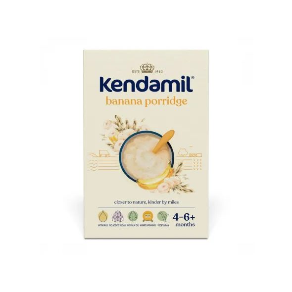 KENDAMIL MLÉČNÁ KAŠE S BANÁNEM (150 G) - KAŠE - KRMENÍ