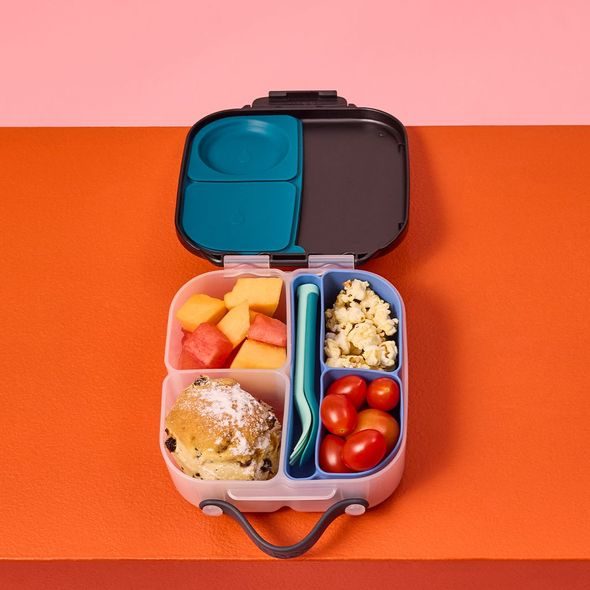B.BOX SILIKONOVÝ BENTO ORGANIZÉR DO STŘEDNÍHO BOXU - MODRÝ - USKLADNĚNÍ JÍDLA - KRMENÍ