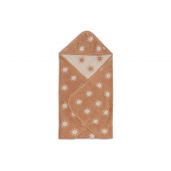 JOLLEIN OSUŠKA S KAPUCÍ FROTÉ 75X75 CM JACQUARD SUN - OSUŠKY A DĚTSKÉ ŽUPANY - KOUPÁNÍ A ZDRAVÍ