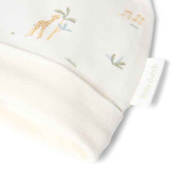 LITTLE DUTCH ČEPIČKA SAFARI FRIENDS LITTLE SAFARI VEL. 0-3M - ČEPIČKY A KLOBOUČKY - PRO DĚTI