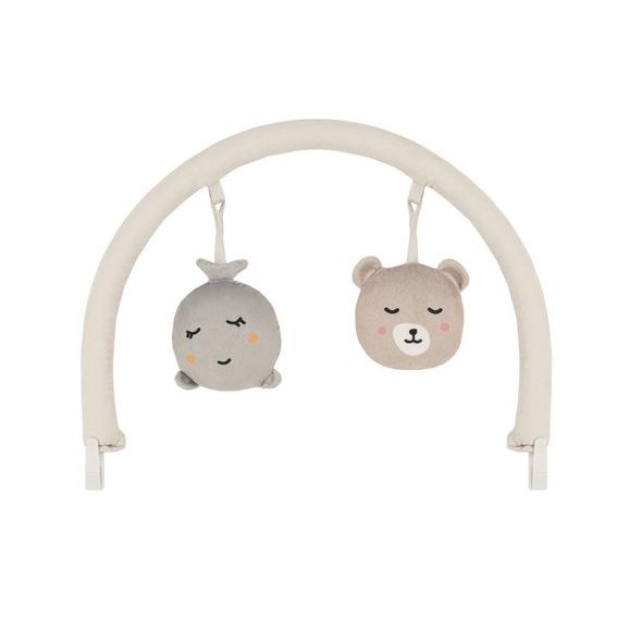 MOMI VIBRAČNÍ LEHÁTKO S MELODIEMI MOMI GLOSSY BÉŽOVÉ - LEHÁTKA A HOUPADLA - SPINKÁNÍ