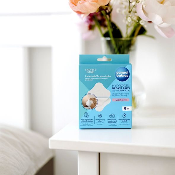 CANPOL BABIES HYDROGELOVÉ HOJÍCÍ PRSNÍ POLŠTÁŘKY S LANOLINEM 8KS - PÉČE O PRSA - PRO MAMINKY