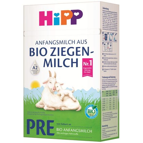 HIPP KOZÍ MLÉKO HIPP 1 BIO OD NAROZENÍ 400G 0M+ - EXPIRACE 20.10.2026 - KOJENECKÁ MLÉKA - KRMENÍ