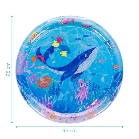 FILLIKID PODLOŽKA VODNÍ KRUHOVÁ OCEAN BLUE Ø95 CM - HRACÍ PODLOŽKY NA ZEM - SPINKÁNÍ
