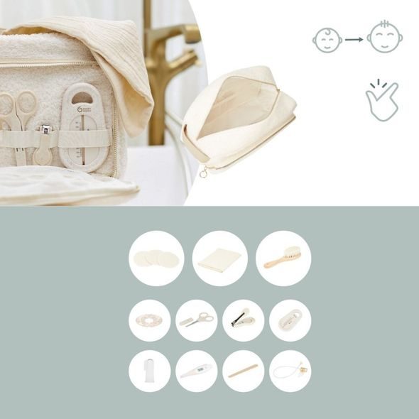 BABYMOOV HYGIENICKÝ SET CURL WHITE - KOUPÁNÍ A DENNÍ PÉČE - KOUPÁNÍ A ZDRAVÍ