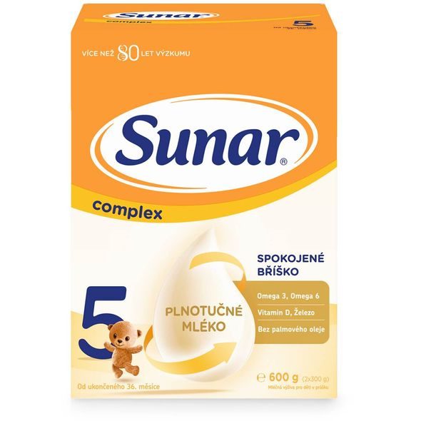 SUNAR COMPLEX 5 MLÉKO KOJENECKÉ 600G - KOJENECKÁ MLÉKA - KRMENÍ