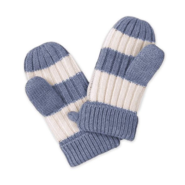 LODGER RUKAVICE STRIPE MERINO STONE VEL. 1 - 2 ROKY - RUKAVIČKY, ŠÁTKY, NÁKRČNÍKY - PRO DĚTI