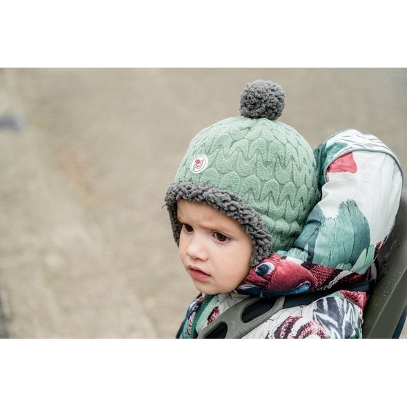 LODGER HATTER EMPIRE FLEECE GREEN BAY 3 - 6 MĚSÍCŮ - ČEPIČKY A KLOBOUČKY - PRO DĚTI