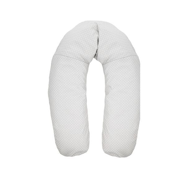 FILLIKID KOJÍCÍ POLŠTÁŘ DOTS GREY 190 CM - KOJÍCÍ POLŠTÁŘE - KRMENÍ
