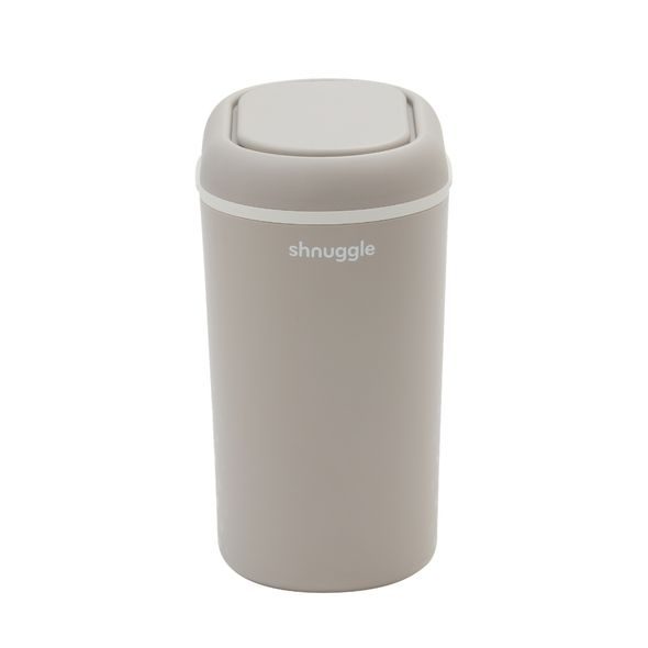 SHNUGGLE ECO - TOUCH KOŠ NA PLENKY TAUPE - KYBLÍKY NA POUŽITÉ PLENY - PŘEBALOVÁNÍ