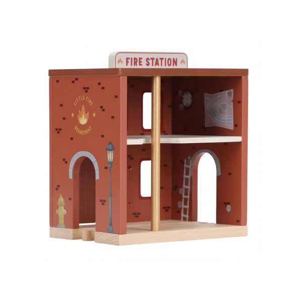 LITTLE DUTCH HASIČSKÁ STANICE DŘEVĚNÁ - LITTLE DUTCH - PRO DĚTI